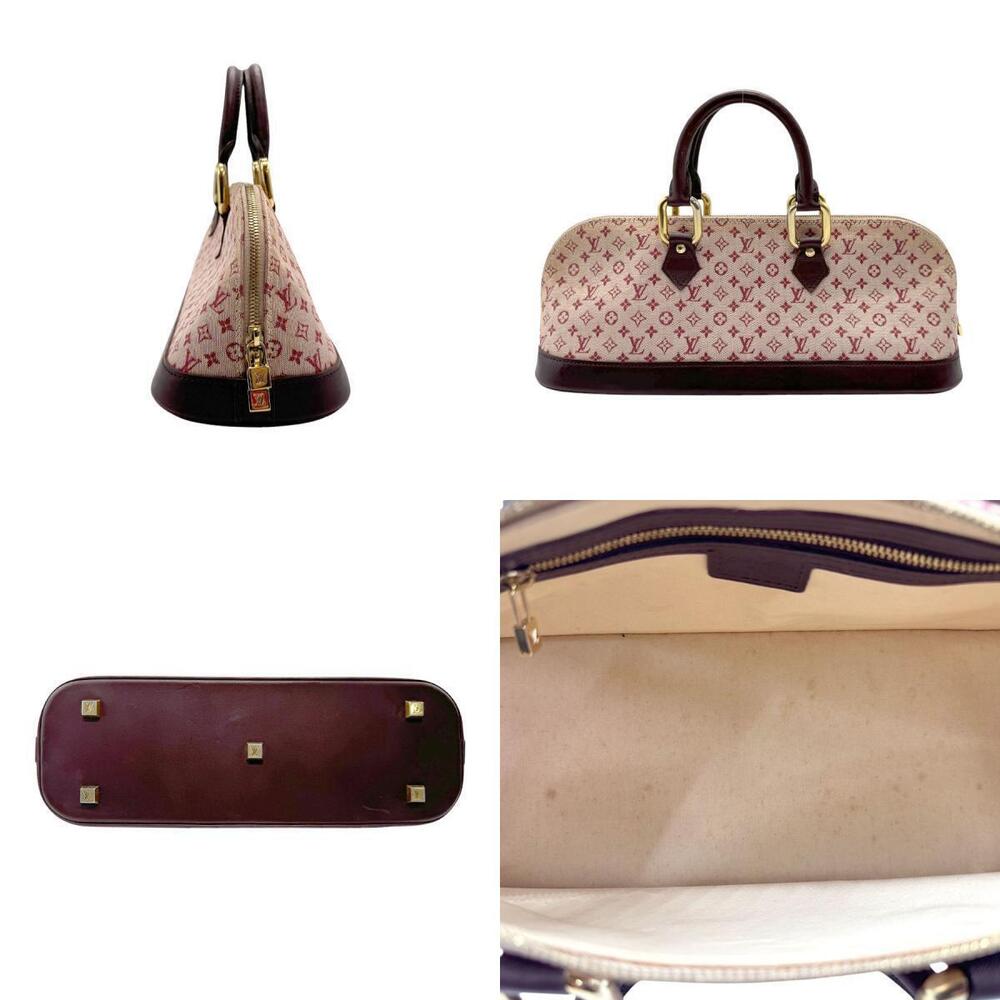 Louis Vuitton Cerise Alma Monogram Long Red Handbag
